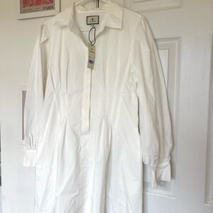 Tuckernuck White Long Sleeve Dress